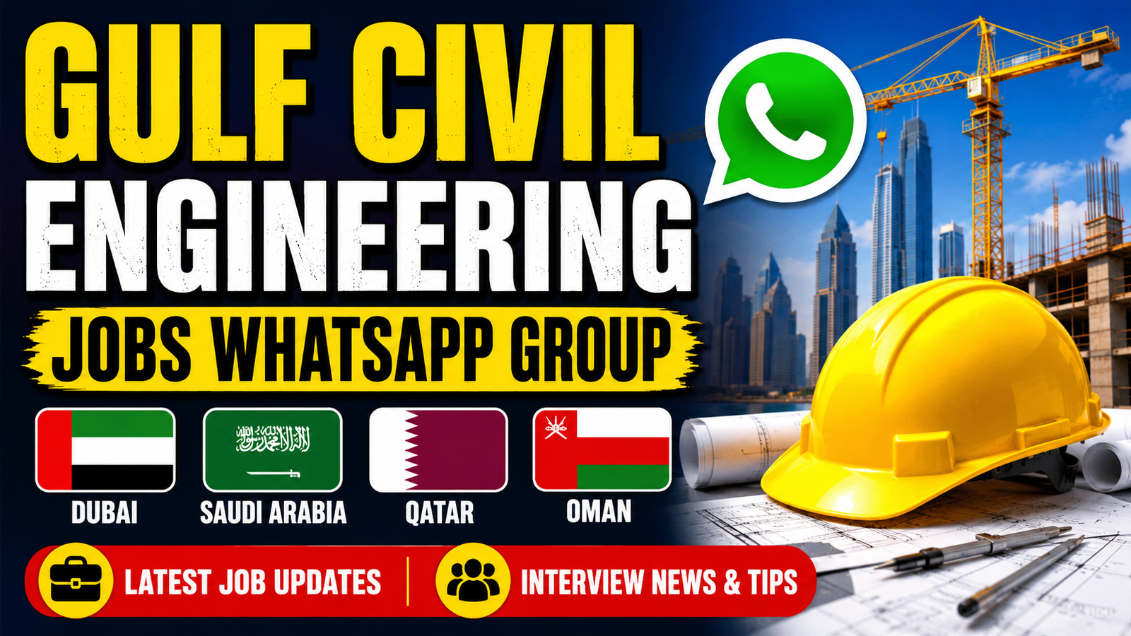 Gulf Civil Engineering Jobs Whatsapp Group Link